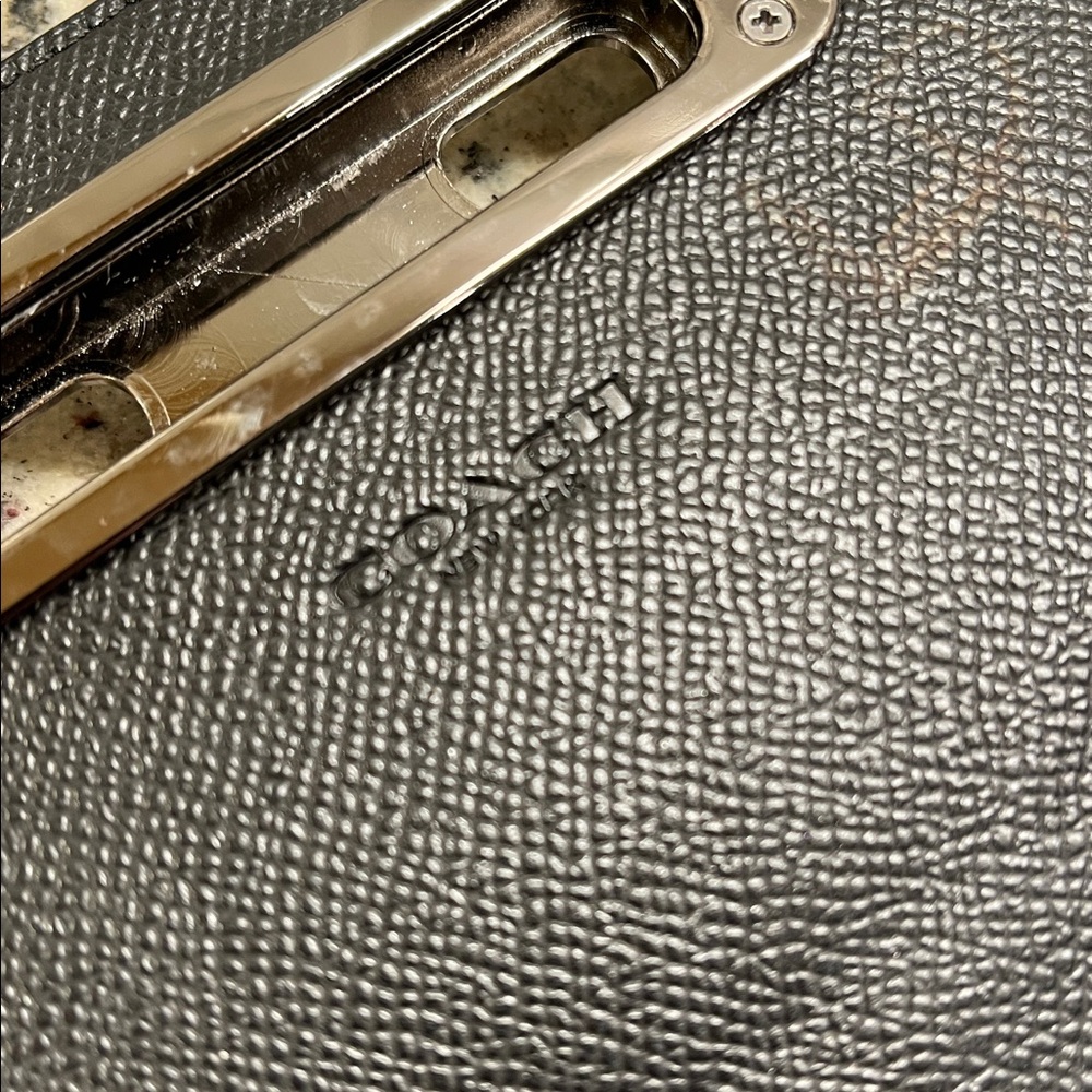 Coach Python Swagger Clutch Euc - image 8